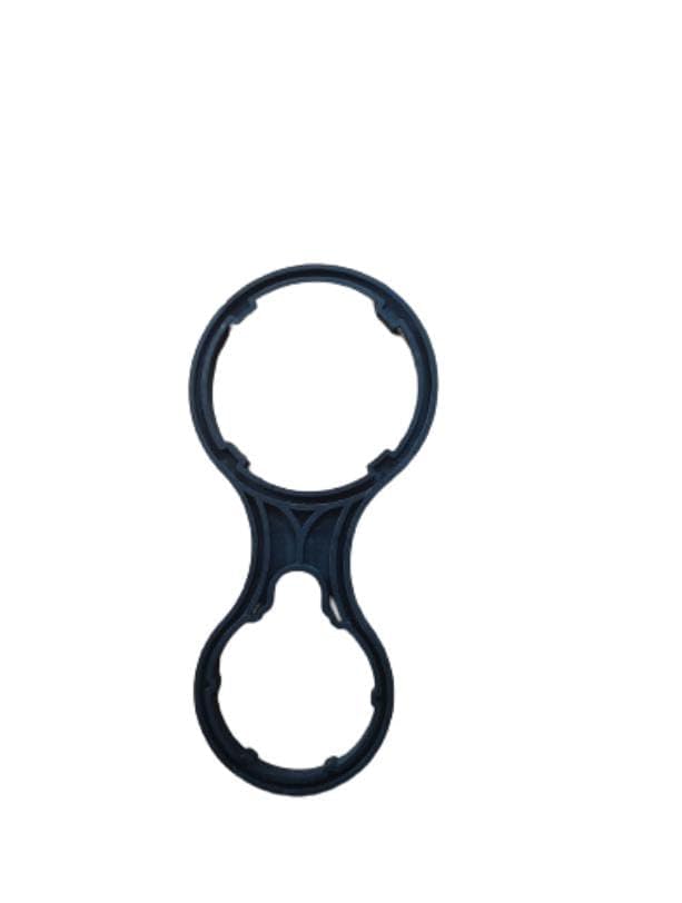 AQUANERO+ Ro System 2 in 1 Open End RO Double Wrench Spanner opener key Model-Suited for 10" Pre Filter and Membrane Housing (BLACK)